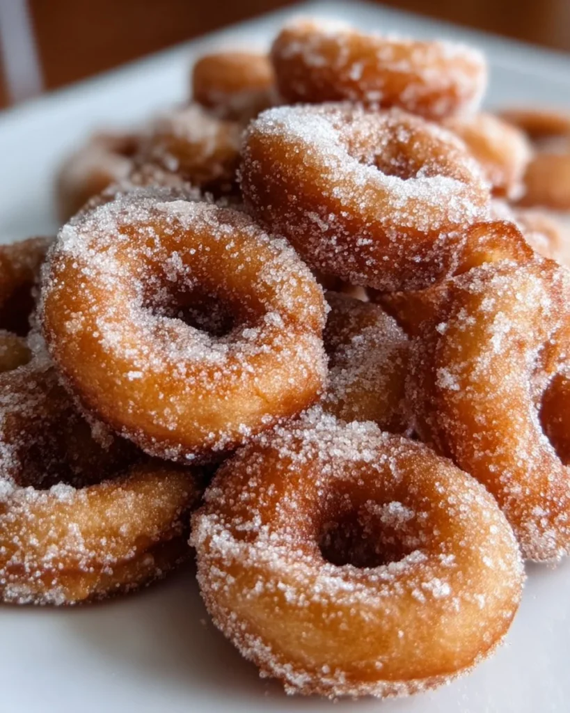 Mini Doughnut Hot Buttered Cheerios served on a plate with sprinkles