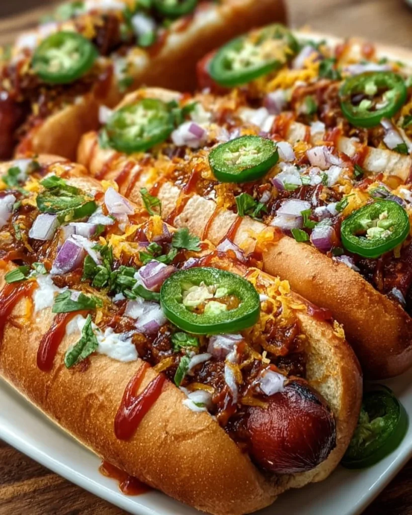 Firecracker hot dogs with a sweet and spicy kick, perfect for summer grilling
