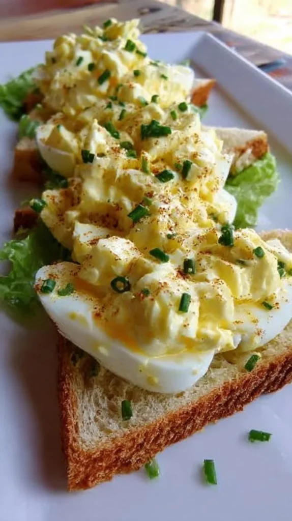 Delicious egg salad inspired by The Masters recipe