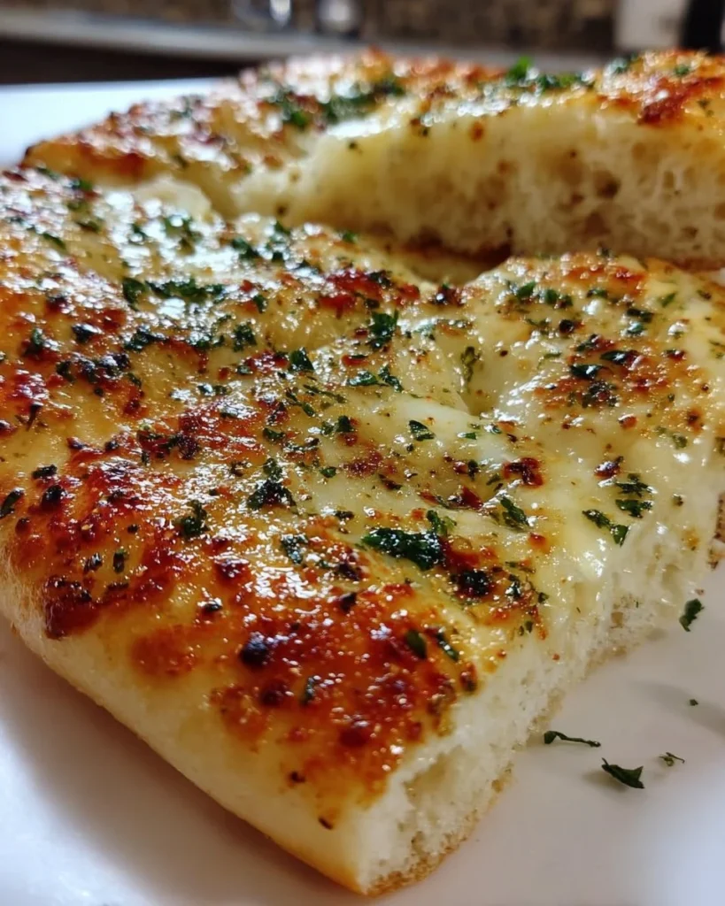 Homemade white garlic pizza sauce with fresh ingredients.